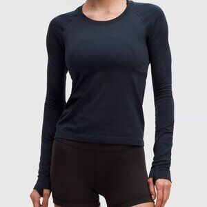Lululemon Swiftly Tech Long-Sleeve Shirt Hip Length - Black